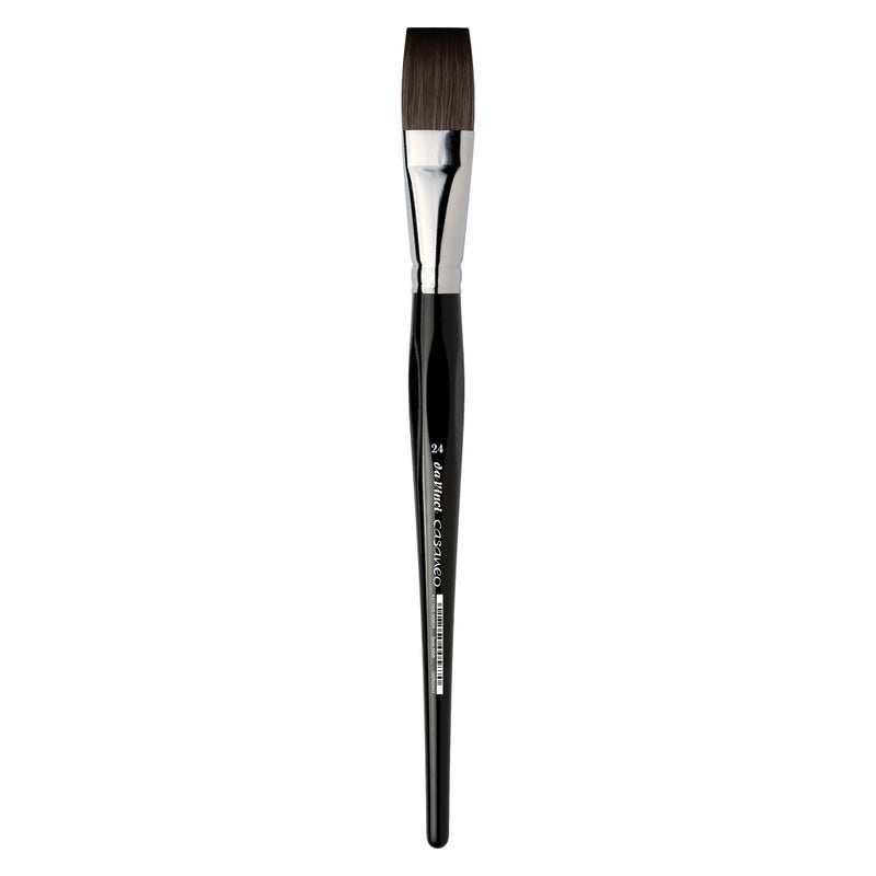 da Vinci Watercolor Series 5898 Casaneo Paint Brush Flat New Wave Synthetics Size 24 - Image 2