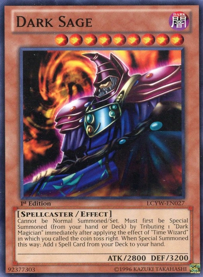 YU-GI-OH! - Dark Sage (LCYW-EN027) - Legendary Collection 3: Yugi's World - 1st Edition - Common