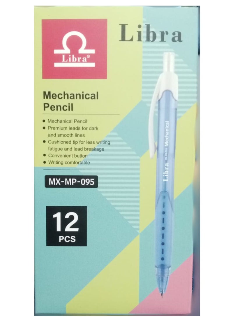 ليبرا قلم رصاص ميكانيكي (12) قطعة أسود