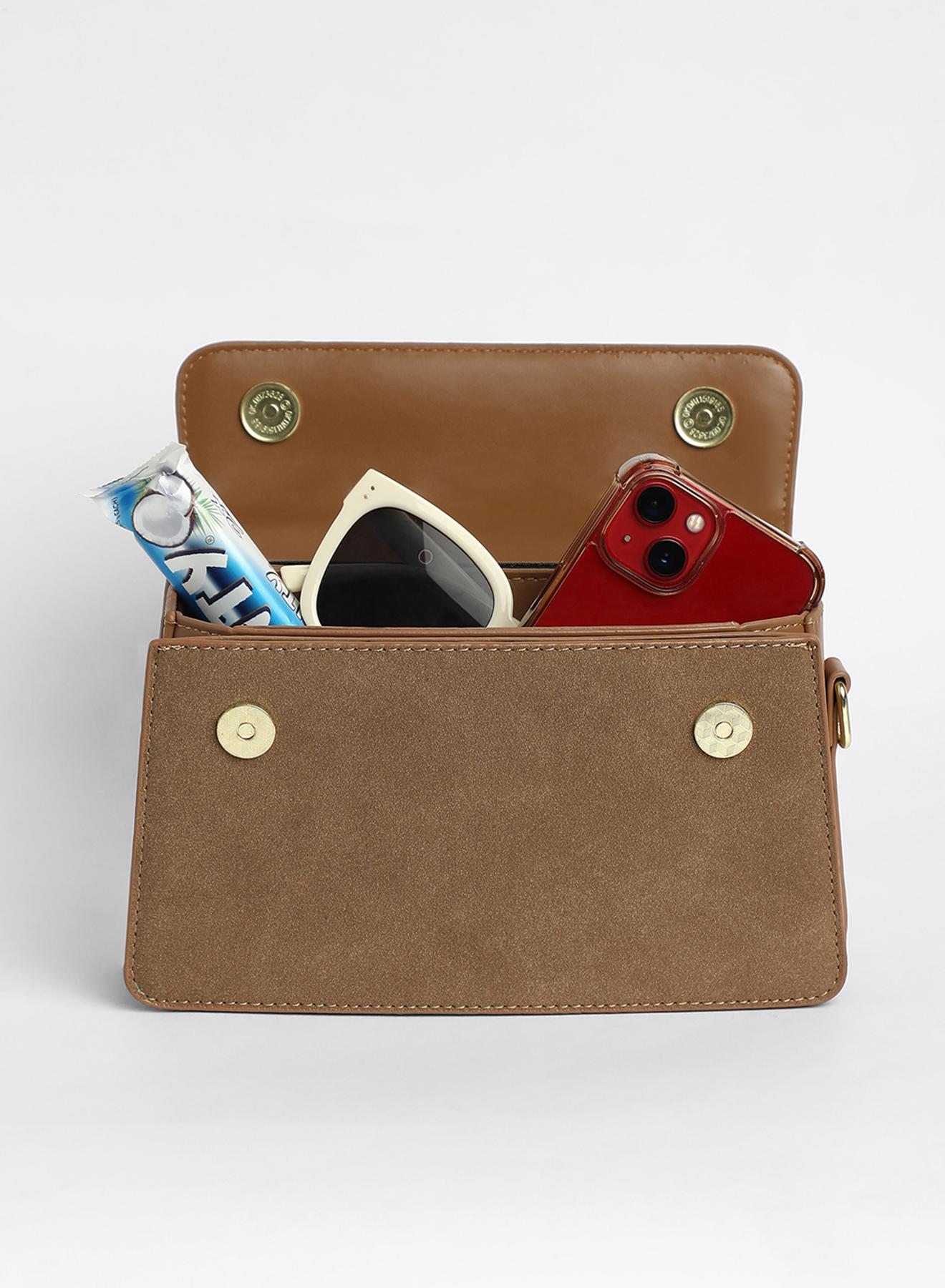 حقيبة كور سويد نسائية بحمالة كتف – ستايل كاجوال أن...