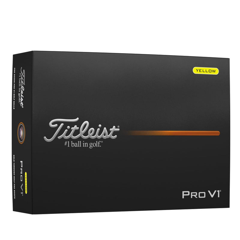 Titleist Pro V1 Yellow Golf Balls - Image 2