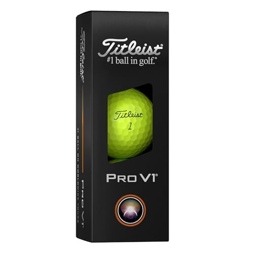 Titleist Pro V1 Yellow Golf Balls - Image 3