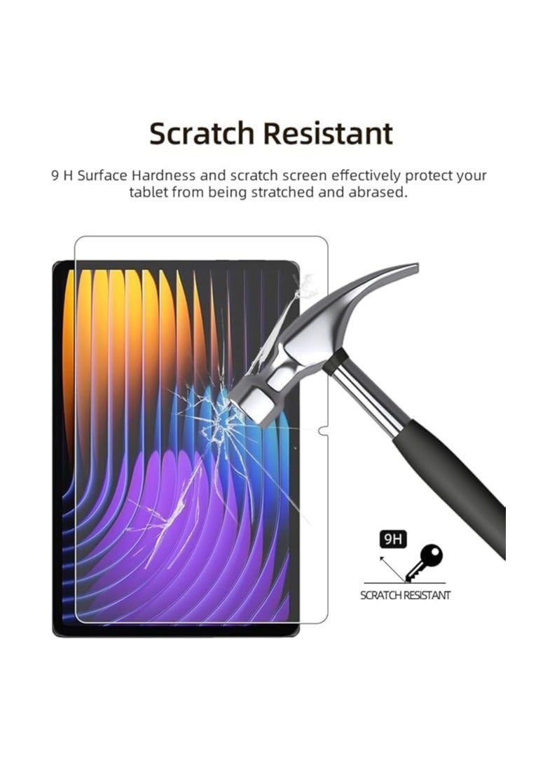 عام قطعتان من واقي الشاشة الزجاجي المتوافق مع iTel VistaTab 30 Pro 13 بوصة (2025) - مقاوم للخدوش عالي الوضوح، واقٍ من السقوط - Image 4