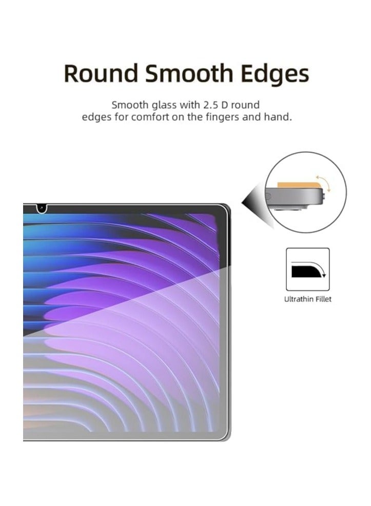 عام قطعتان من واقي الشاشة الزجاجي المتوافق مع iTel VistaTab 30 Pro 13 بوصة (2025) - مقاوم للخدوش عالي الوضوح، واقٍ من السقوط - Image 5