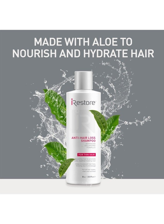 iRestore Anti Thinning Shampoo - Biotin Shampoo for Hair Growth - Anti Hair Loss Shampoo for Men & Women, Hair Thinning Shampoo for Thinning Hair and Hair Loss, Thickening Shampoo & Volumizing Shampoo - Image 5