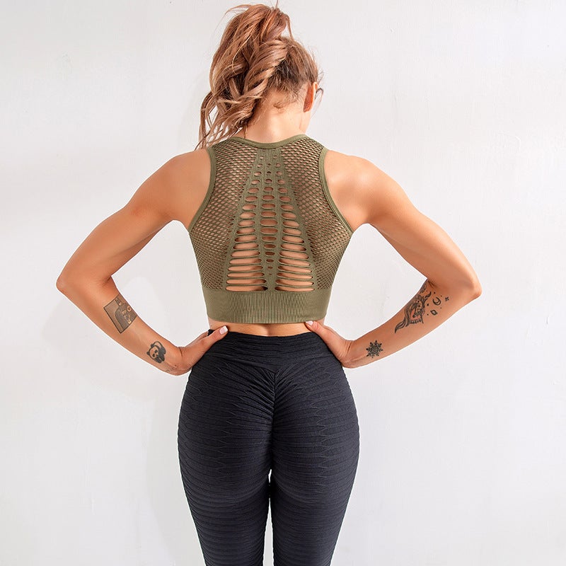 Summer Backless Seamless Sports Bra for Women – Shockproof and Supportive for Yoga and Fitness - Image 5