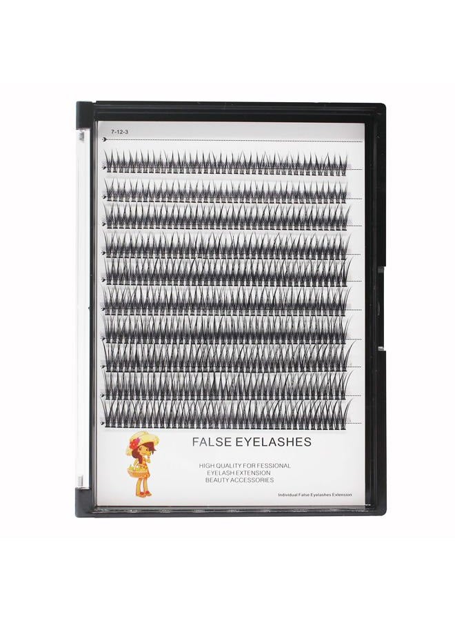 Bodermincer 400pcs 8-10-12-14-16mm Mixed/10-12-14-16mm Mixed Professional Makeup Individual Cluster EyeLashes Grafting Mink False Eyelashes Extension Individual Eyelash Bunche (10-12-14-16mm Mixed) - Image 5