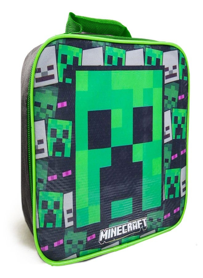 Minecraft Mojang Minecraft School Supplies Set - Bundle of 6 Pc Minecraft Lunch Box, Decals, Water Bottle, and More | Minecraft Lunch Bag for Kids - Image 2