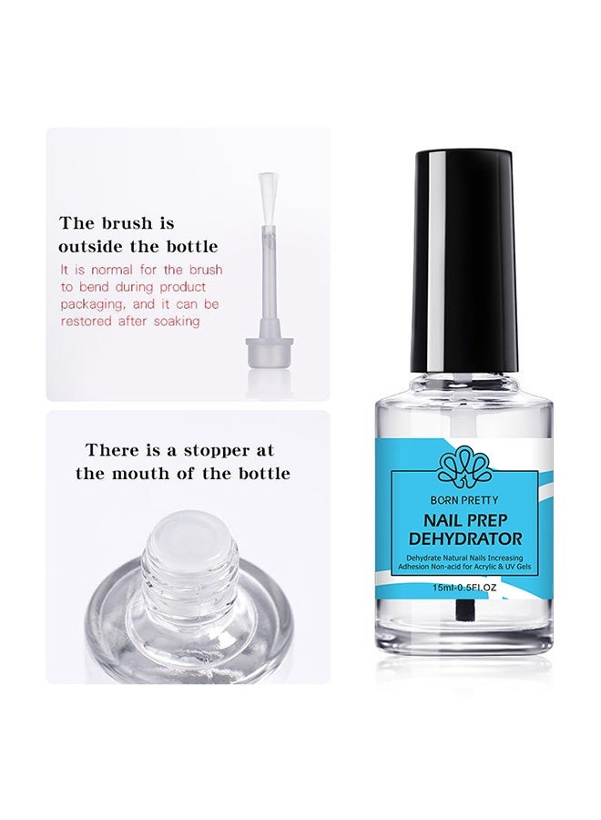 Born Pretty Nail Prep Dehydrator Acid-Free Primer Kit, Professional Grade Adhesion Enhancer for Acrylic Nails, UV Gel Nails & Natural Nail Beds - Image 3