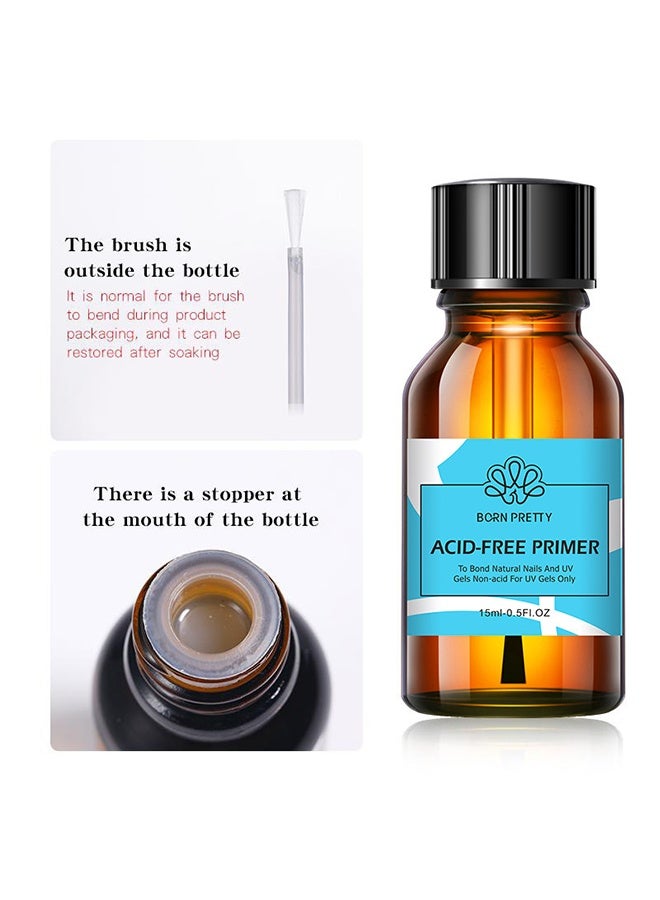 Born Pretty Nail Prep Dehydrator Acid-Free Primer Kit, Professional Grade Adhesion Enhancer for Acrylic Nails, UV Gel Nails & Natural Nail Beds - Image 4