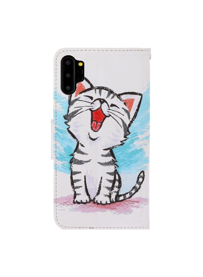 Zaboon Case For Galaxy Note 10 Plus 3D Colored Drawing Horizontal Flip PU Leather Case with Holder & Card Slots & Wallet - Image 3