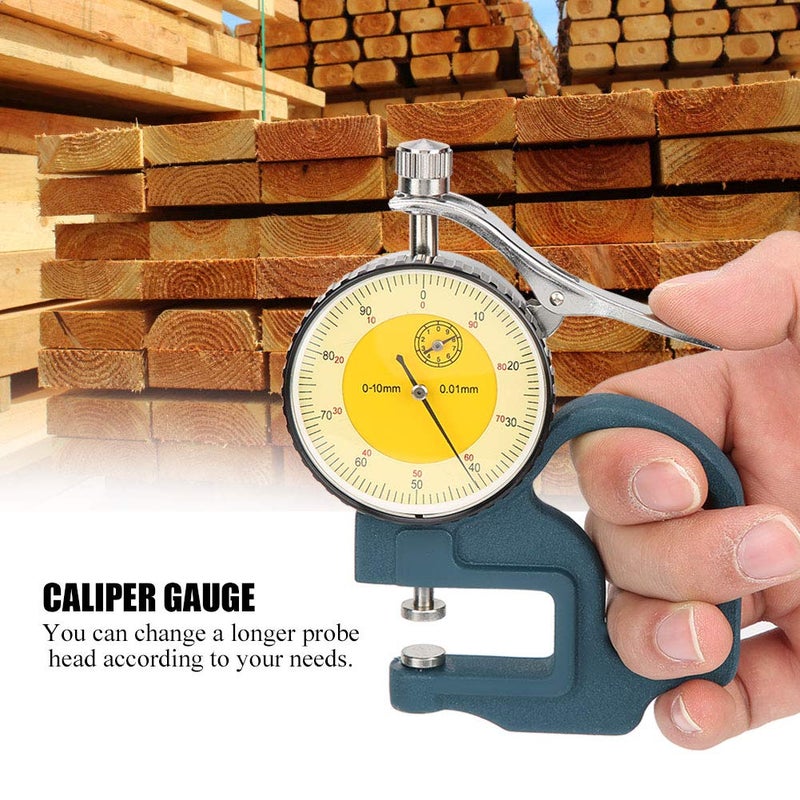 Digital Thickness Gauge 0-10mm, Thickness Meter for Paper Wire Leather Film Thickness Gauge for Measurement - Image 2