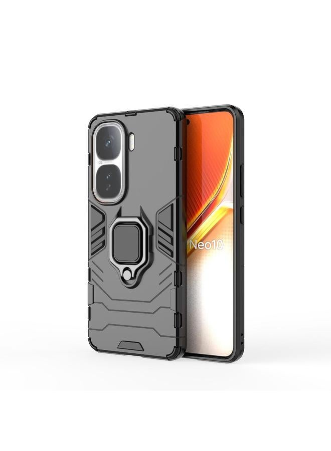 erorex Case For vivo iQOO Neo10 Magnetic Ring Holder PC + TPU Phone Case - Image 1