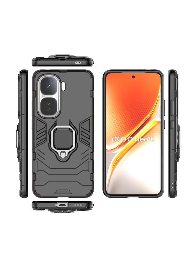 erorex Case For vivo iQOO Neo10 Magnetic Ring Holder PC + TPU Phone Case - Image 3