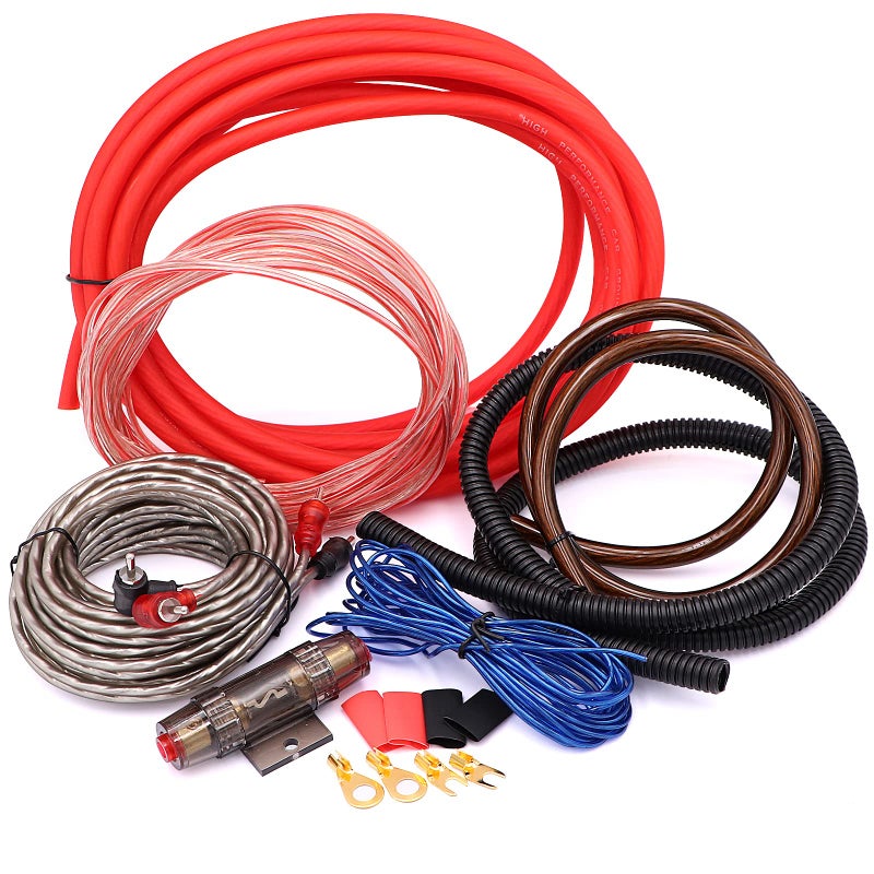 Ruikarhop 4 Gauge Audio Amplifier Installation Wiring Systems KITMake Connections and Brings Power to Your RadioSubwoofers and Speakers