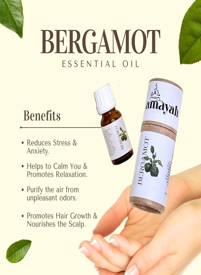 Amayah Bergamot Essential Oil for Mood Uplift, Skincare & Diffusion - 15ml - Image 3