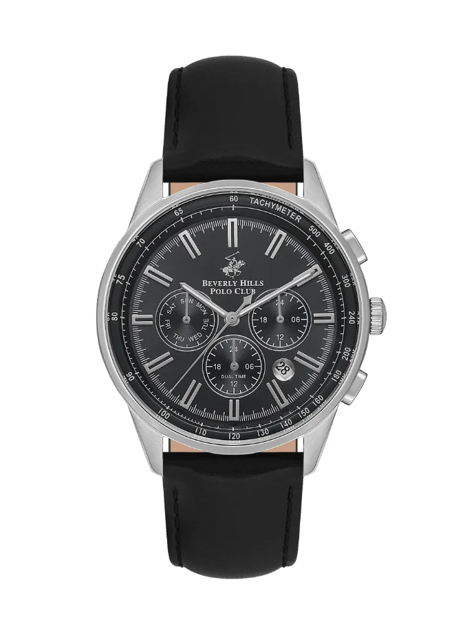 BEVERLY HILLS POLO CLUB BEVERLY HILLS POLO CLUB Men's Multi Function Black Dial Watch - BP3550X.351