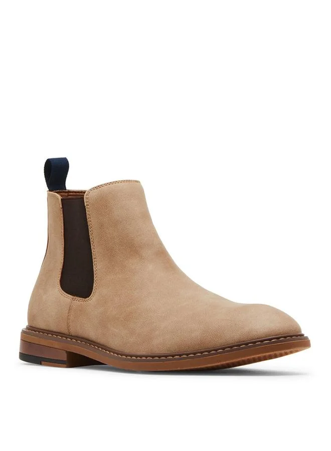 Steve Madden Memille Taupe Suede Men's Chelsea Boots