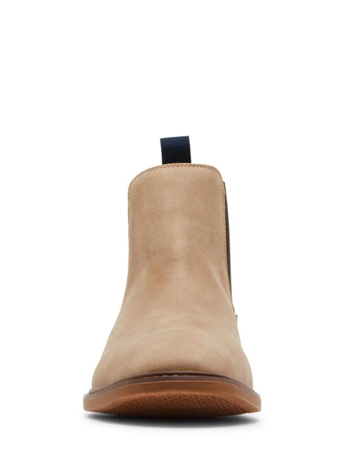 Steve Madden Memille Taupe Suede Men's Chelsea Boots