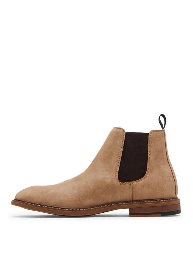 Steve Madden  Memille Taupe Suede Men's Chelsea Boots for Men | Best Price UAE