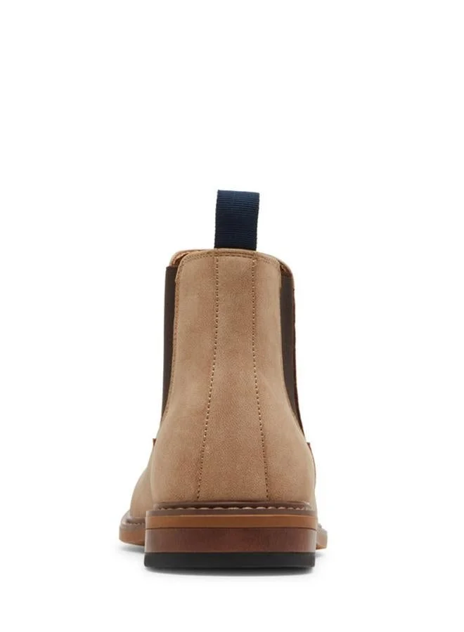 Steve Madden  Memille Taupe Suede Men's Chelsea Boots for Men | Best Price UAE