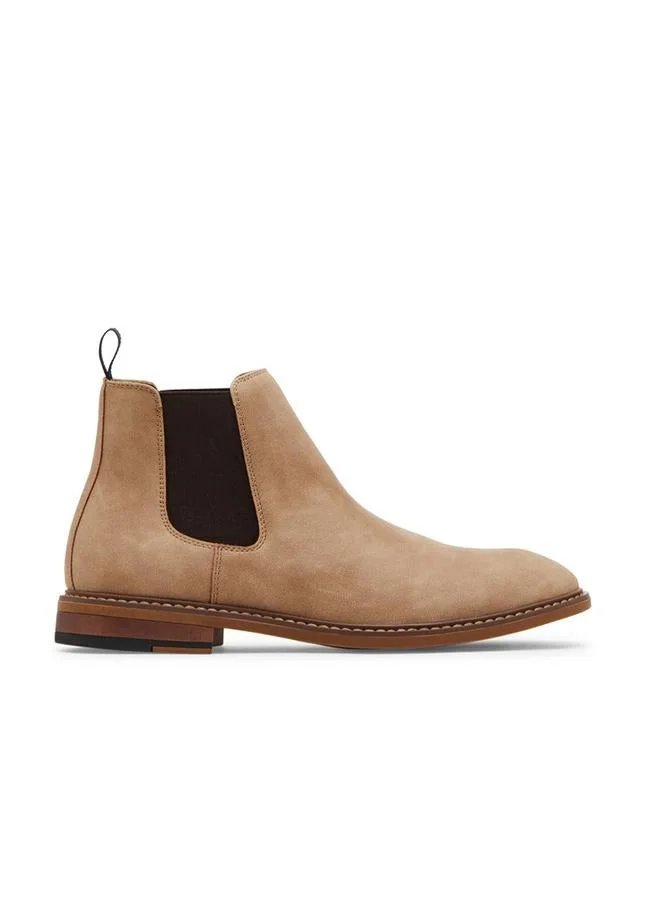 ستيف مادن Memille Taupe Suede Men's Chelsea Boots