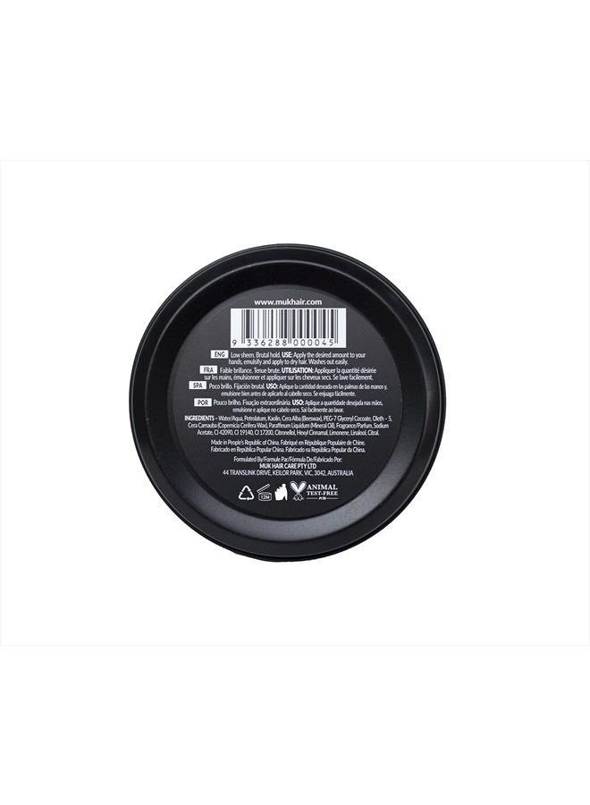 MUK. Haircare Hard Brutal Hold Styling Mud, Hair Product, Hair Mud for Men, Brutal Hold, Low Sheen Finish - 3.4oz - Image 4