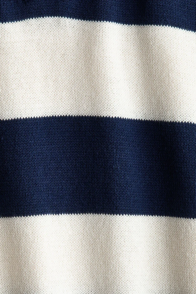 H&M Cotton-knit polo shirt