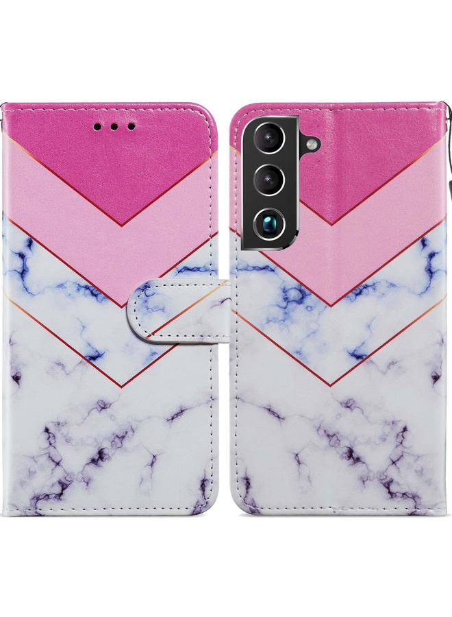 S-TOP Case For Samsung Galaxy S22+ 5G Painted Pattern Horizontal Flip Phone Leather Case with Holder & Card Slots & Photo Frame - Image 1