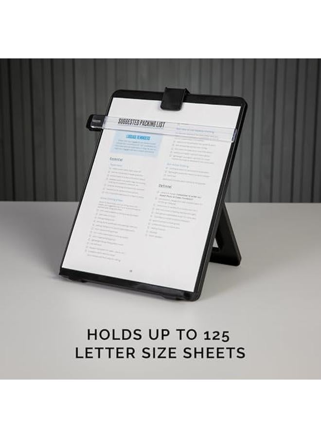 Fellowes Letter Sized Non Magnetic Copyholder Black 21106 7.38 X 10.13 X 11.25 Inches - Image 3