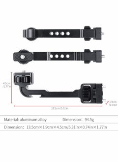 Y&D Gimbal Monitor Mount for DJI Ronin S/SC, 360° Swivel Extension Bracket with 1/4 Thread Cold Shoe, Stabilizer Arm  - Image 5