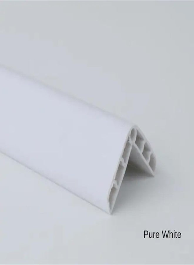 pepplo Bumper for Baby Safety, Wall Corner Protector, Rubber Self Adhesive Hollow Edge Strip, Anti-Collision Strip, Thickened and Widened Wall Stickers, Soft-Wrapped Corner Guards for Home (White, 2 Piece) - Image 3