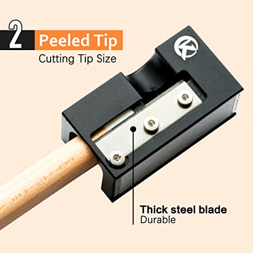 KONLLEN 8 in 1 Billiards Pool Cue Tip Repair Tool Billiard Cue Accessories Trimmer/Burnisher/Shaper/Tapper - Image 4