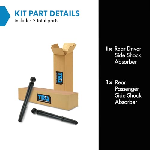 TRQ Rear Strut Shock Absorber Pair Set for Cadillac Chevy GMC Full Size Pickup Truck - Image 2