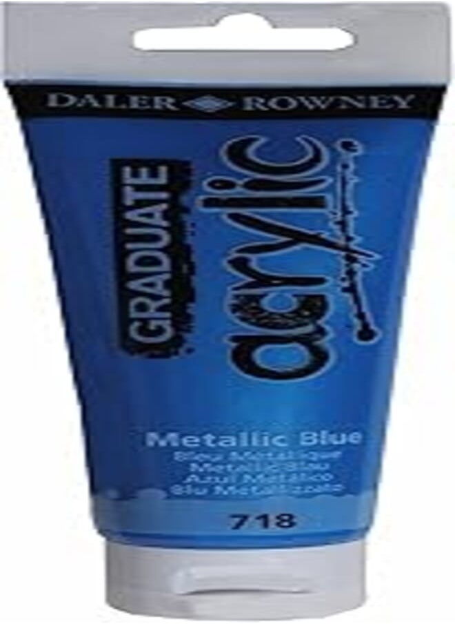 Daler Rowney 123120718 acrylic Color Tube, Metallic Blue - 120 ml - pzsku/Z073605FC2353A13B8A7BZ/45/_/1720390175/a84b6d80-e0cb-4b0d-8792-61d3b8e54fe4