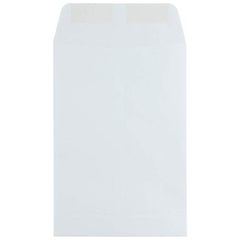 JAM PAPER 6 1/2 x 9 1/2 Open End Catalog Commercial Envelopes - White - 50/Pack - Image 2