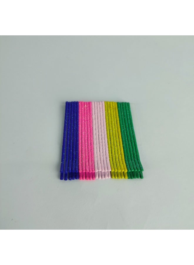 Two boxes of colored hairpins - Image 2