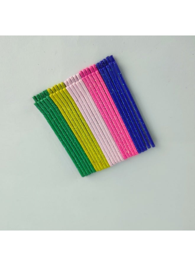Two boxes of colored hairpins - Image 5