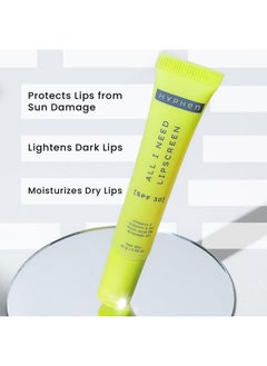 HYPHEN All I Need Lipscreen With Spf 30 & 2% Kojic Acid - Moisturizing, Sun Protection | Hyphen | Smooth Lips, Tan Removal For Women And Men | Lip Balm Spf | Chapped Dry Lips | Peptide | Barrier Repair Moisturizer Lipbalm | Vegan, Sls & Paraben-Free - 10 Gm  - Image 4
