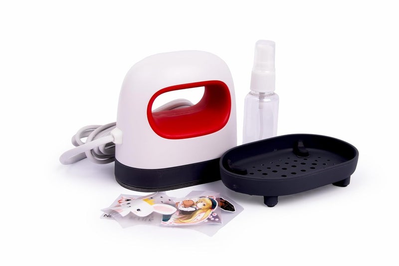 A-SUB Mini Heat Press Machine Portable Machine for DTF T-Shirts, Labels, Logo Printing, DIY, Travel Mini Dry Iron - Image 1
