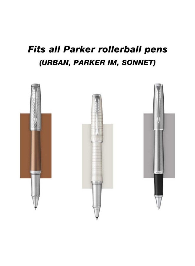 Unibene Parker Compatible Rollerball Refill 6 Pack, 0.7Mm Medium Point - Blue, Smooth Writing Replaceable German Gel Ink Pen Refills For Im Sonnet Urban Pens - Image 3