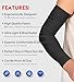 KEKING Lymphedema Compression Arm Sleeves with Silicone Band for Men Women Pair 1520 mmHg Compression Full Arm Support for Lipedema Edema Post Surgery Recovery Swelling Pain Relief Black XL - Image 4