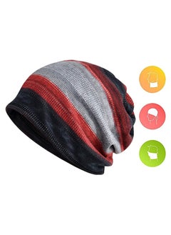 SYOSI 3 Pieces Slouchy Beanie for Men & Women, Beanie Cotton, Oversize Long Skull Cap Large Knit Hat, Slouchy Beanie Running Hat,  Lightweight Hip Hop Dwarf Hat Beanie Hat for All Seasons  - Image 5