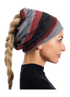 SYOSI 3 Pieces Slouchy Beanie for Men & Women, Beanie Cotton, Oversize Long Skull Cap Large Knit Hat, Slouchy Beanie Running Hat,  Lightweight Hip Hop Dwarf Hat Beanie Hat for All Seasons  - Image 2