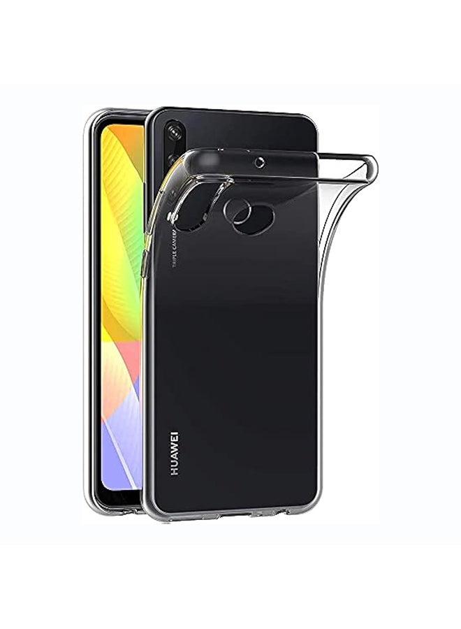 Clear Classic Case Compatible With Huawei Y6p| Transparent Shockproof Soft TPU Back Cover | Slim Lightweight Anti-Yellow Protective Phone Case