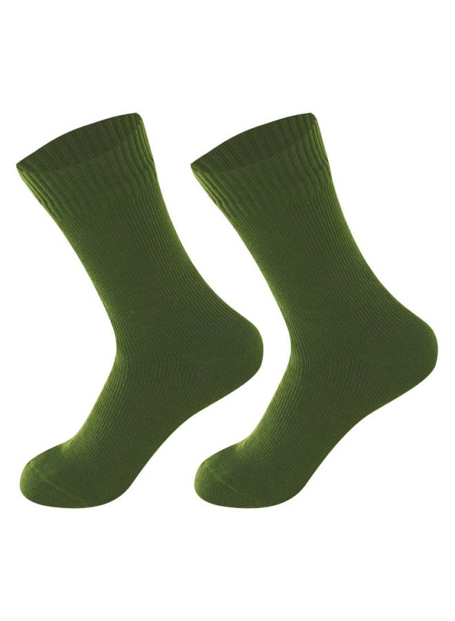 Waterproof Socks, Mid-calf Ski Socks, Cycling, Camping, Sports, Wading, Breathable, Warm, Men's And Women's Outdoor Rain-proof Socks