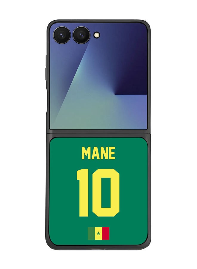 Stylizedd For Samsung Galaxy Z Flip7 Case,Slim fit Camera Protection, Shockproof Thin Phone cover  - Football - Senegal,  Mane