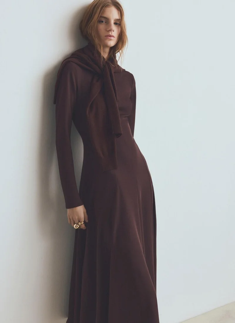 MANGO  A-line dress with godets for Women | Best Price UAE