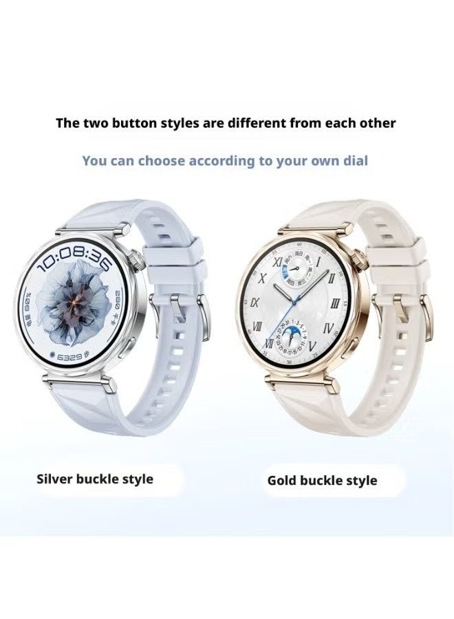 3PCS 18mm watch strap for Huawei Watch GT5 Pro 42mm/GT5 41mm/GT4 41mm, silicone watch strap replacement bracelet - Image 3