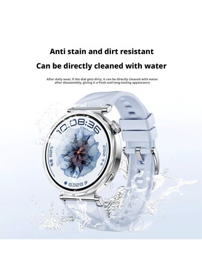 3PCS 18mm watch strap for Huawei Watch GT5 Pro 42mm/GT5 41mm/GT4 41mm, silicone watch strap replacement bracelet - Image 4